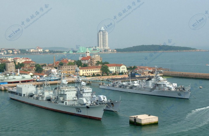 海军博物馆海上展区鸟瞰图