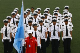 整齐的队列方阵