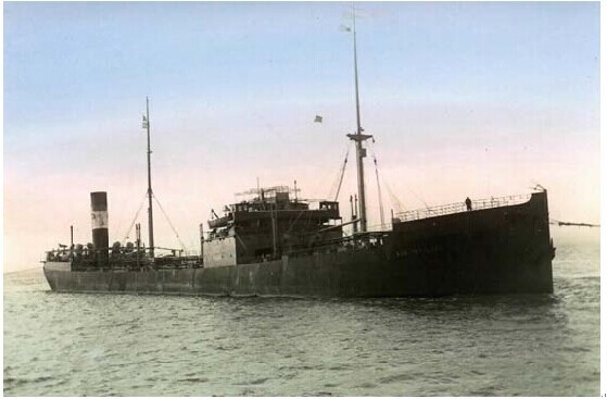 图6. 1919年的蒸汽机油轮“SAN SAN FERNANDO”。