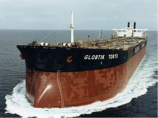 图15. 1973年,日本建造的“GLOBTIK TOKYO”号油轮。